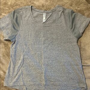 90 Degree By Reflex Heather Gray Short Sleeve Tee